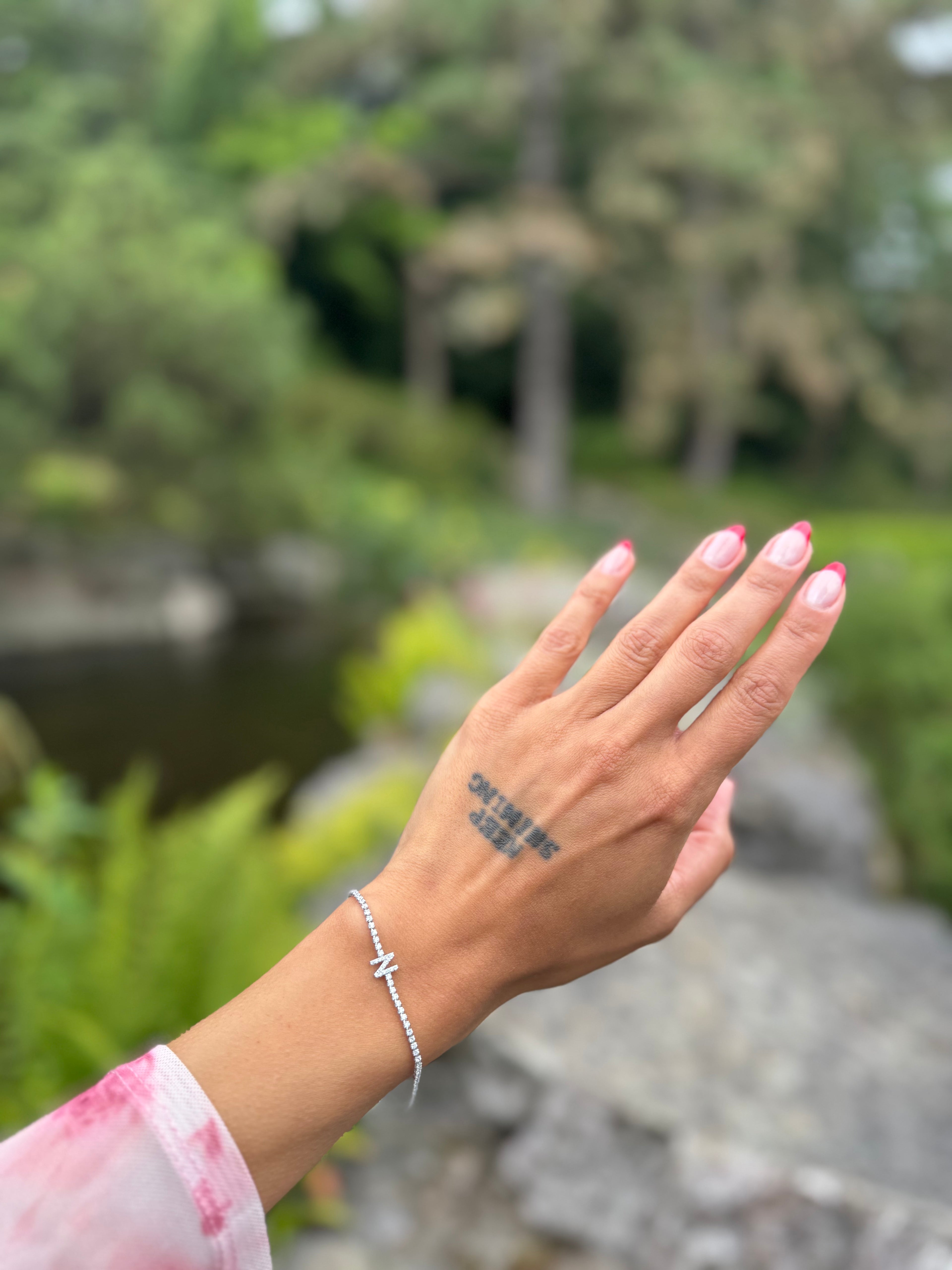 Initial Glam Armband