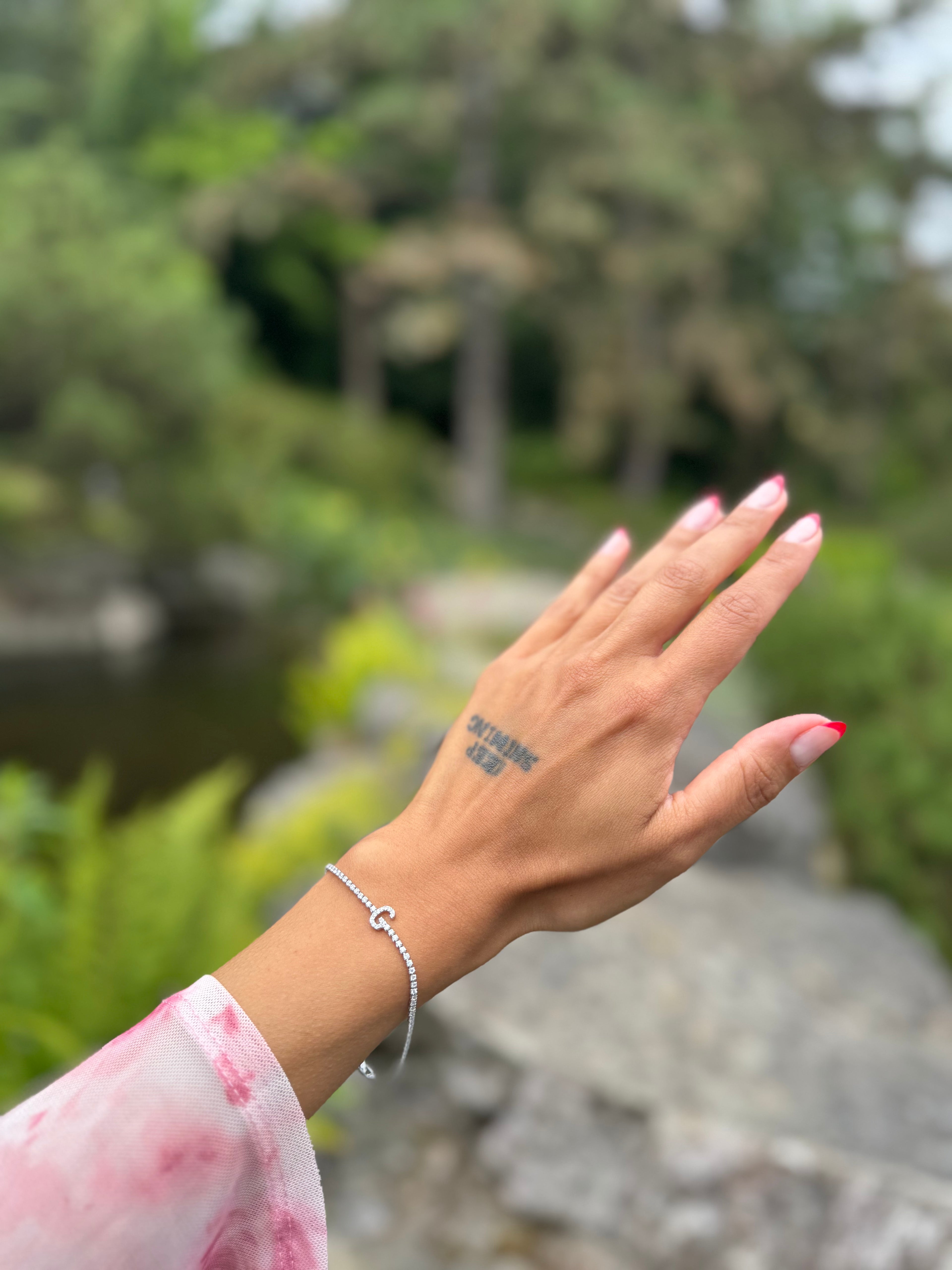 Initial Glam Armband