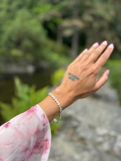 Crystal Line Armband