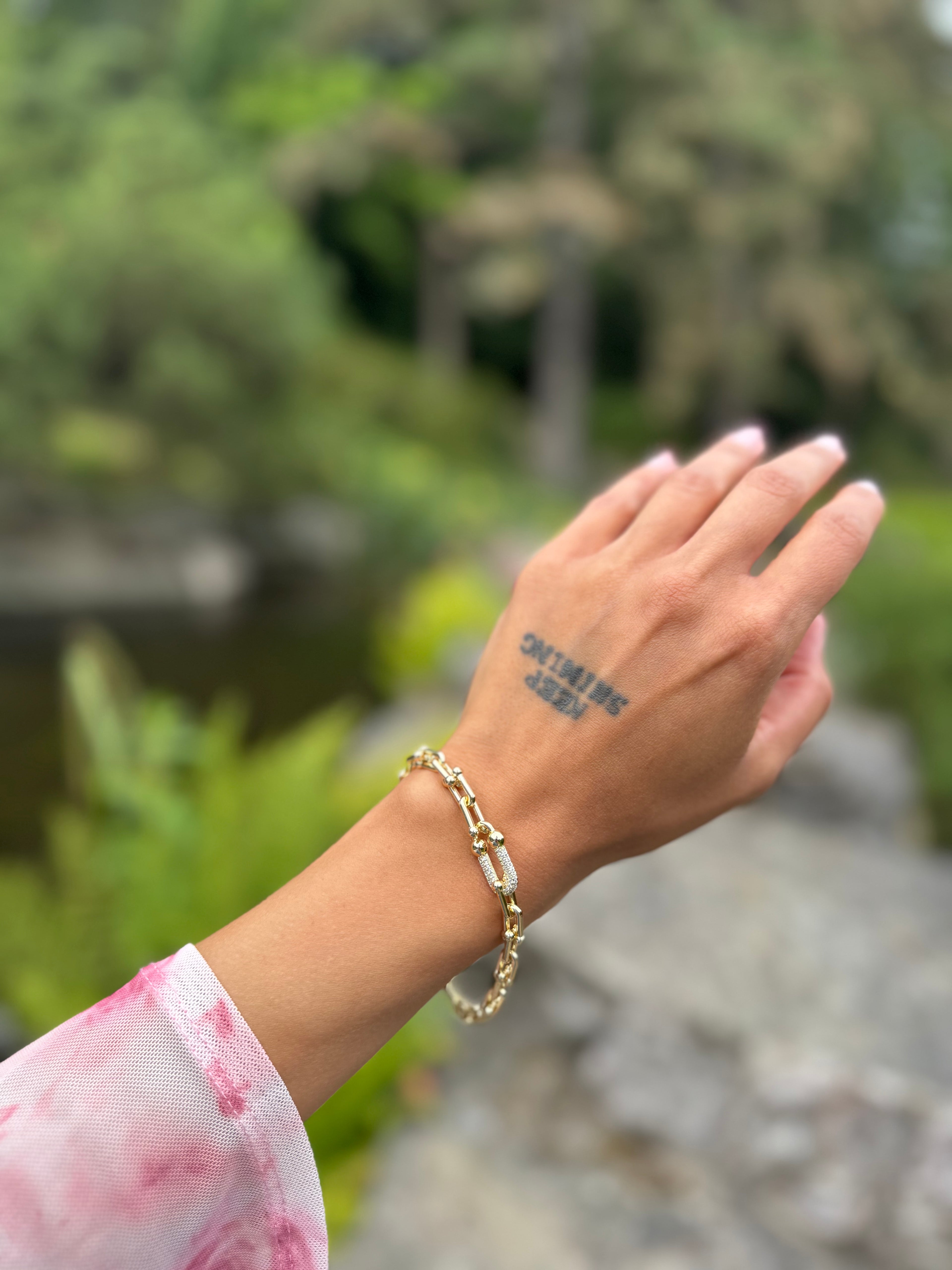 Glam Link Armband
