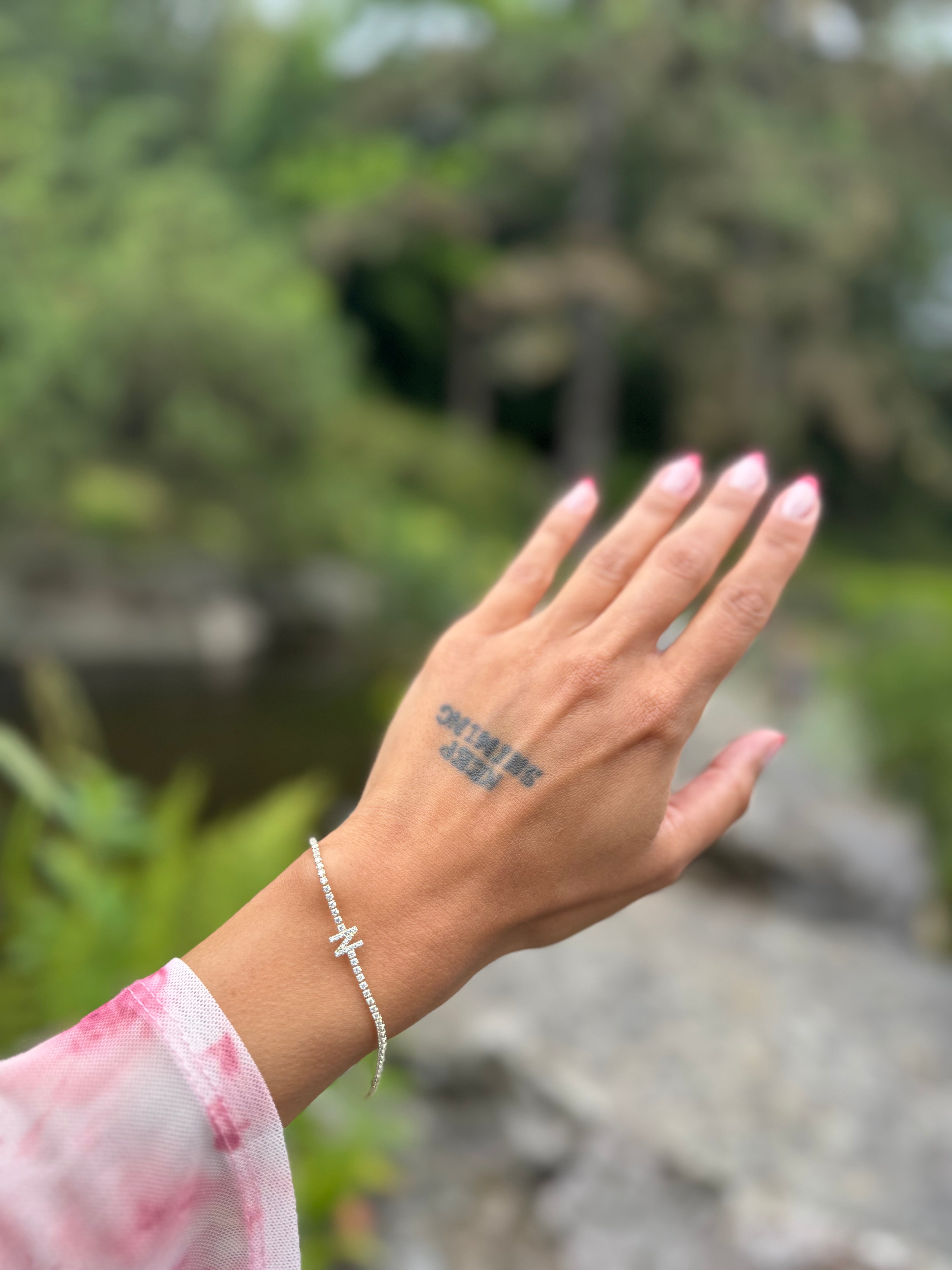 Initial Glam Armband