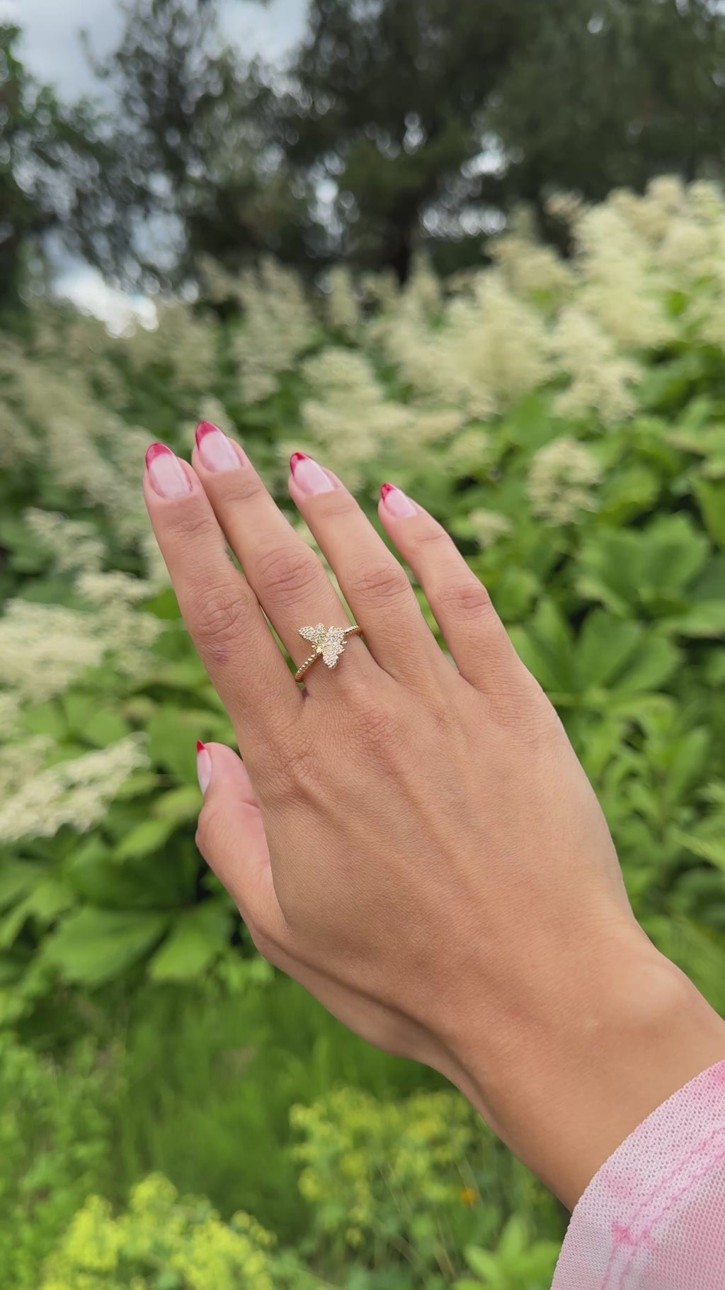 Butterfly Glam Ring