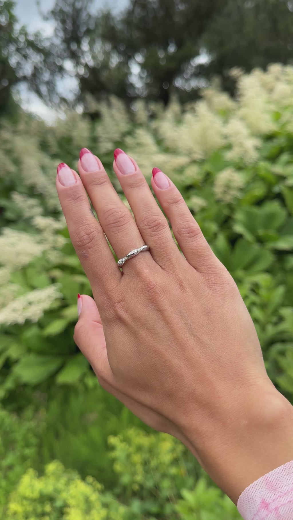 Silber Twist Ring