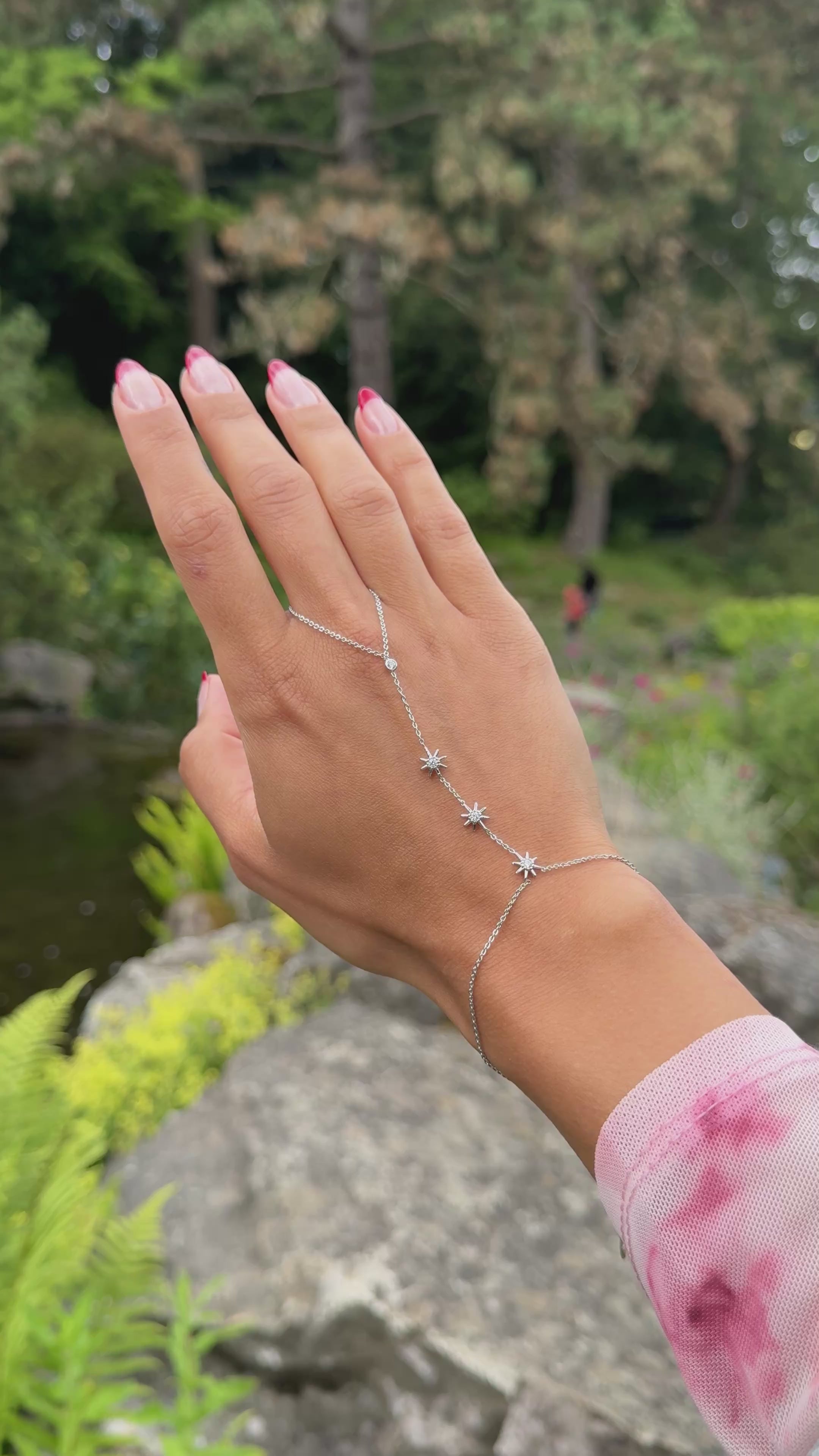 Silver Star Handkette