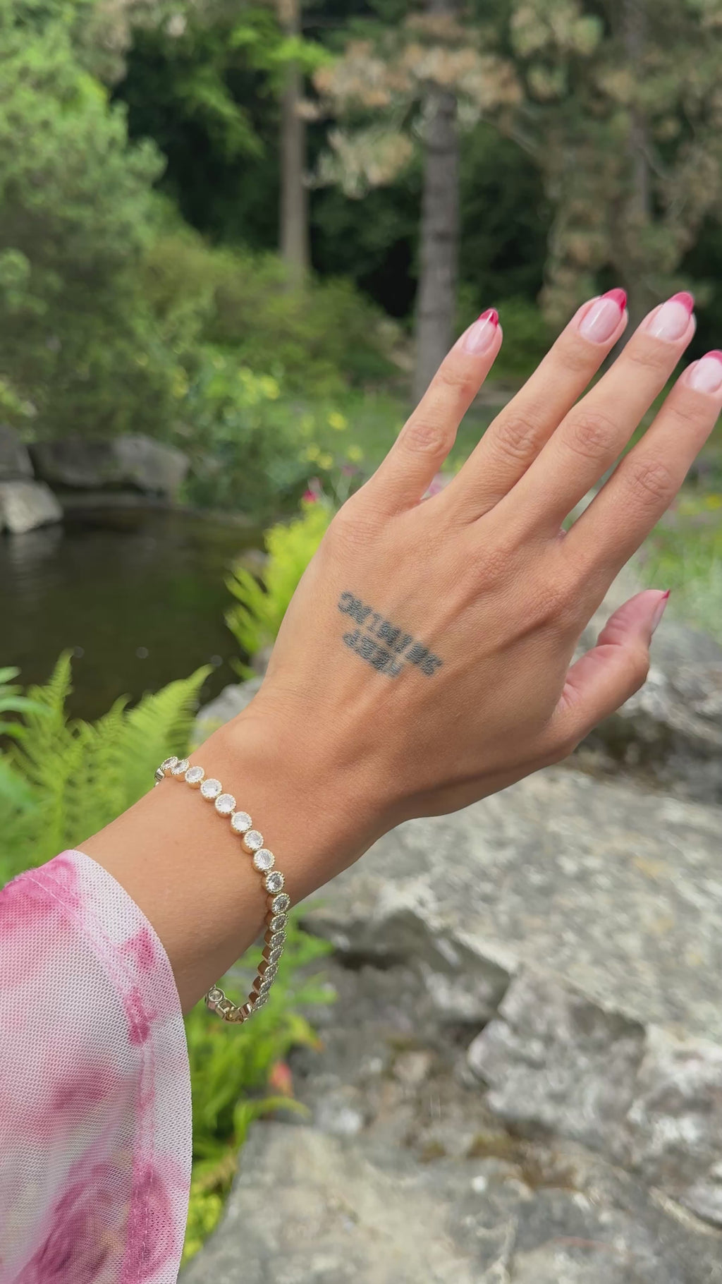 Crystal Line Armband