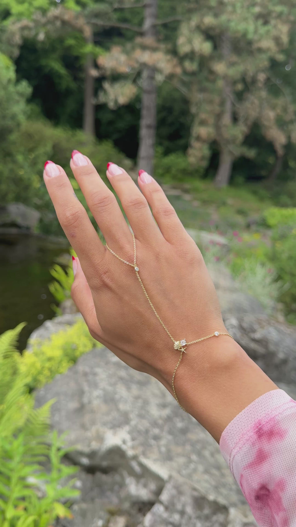 Marina Muschel Handkette