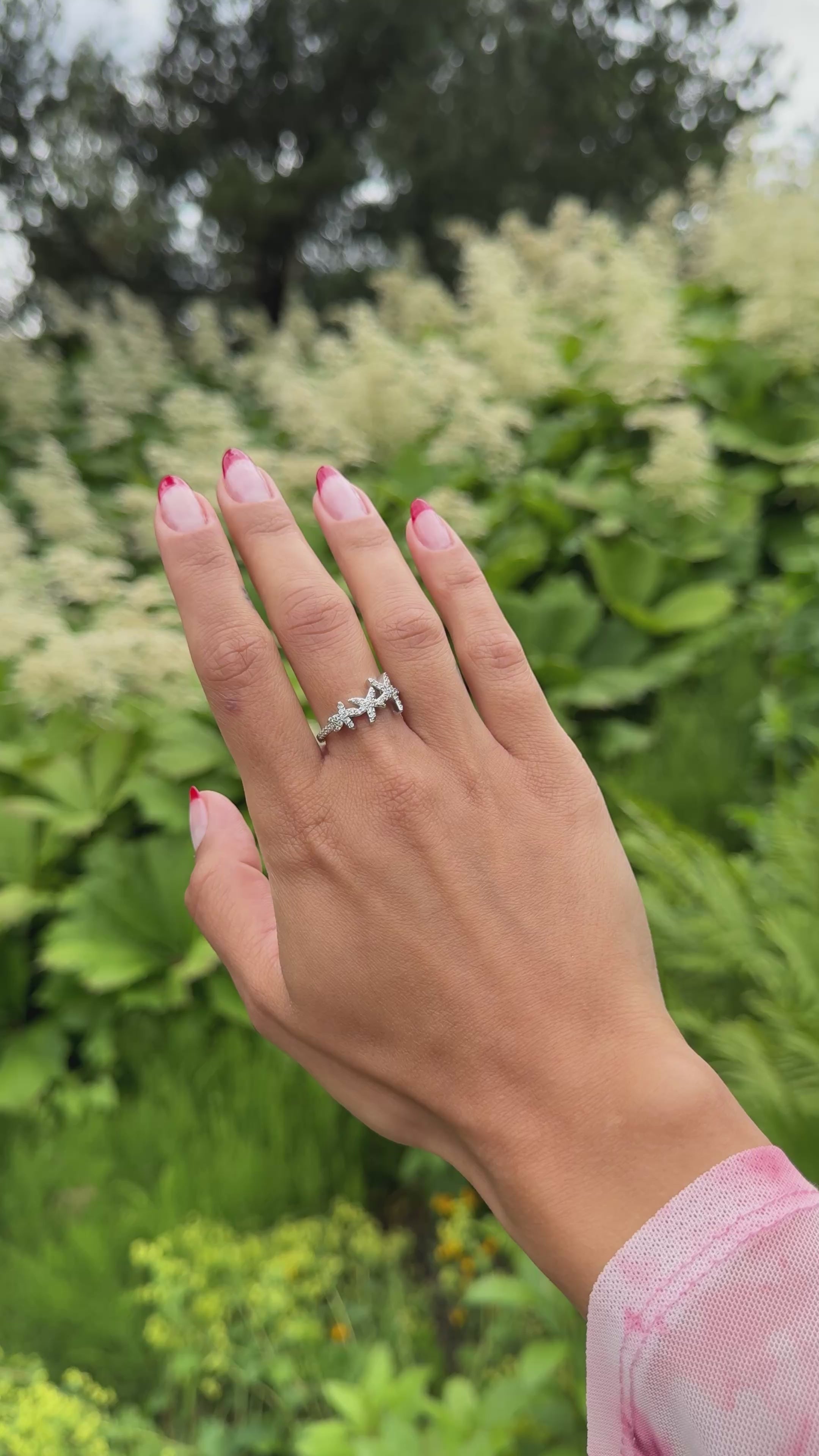 Seestern Trio Ring